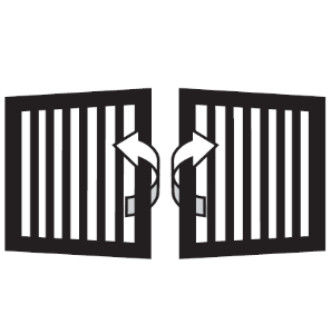 Двигатели за радиални дворни врати